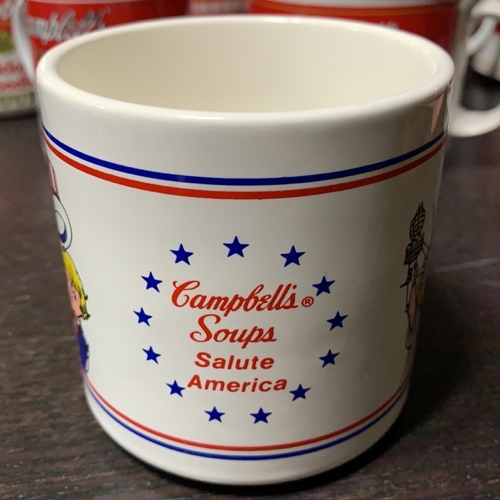 Campbell’s Soups Salute America Collectors Mugs